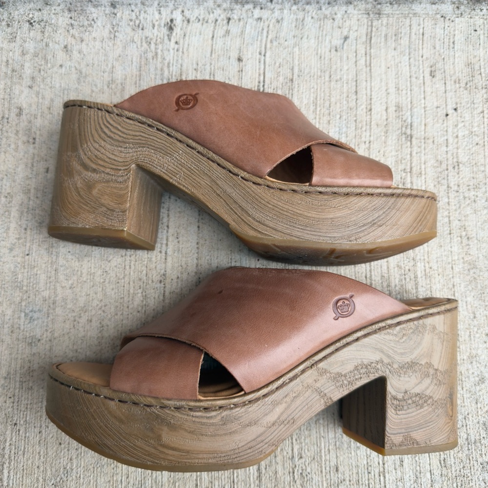 Women’s Born Chunky Platform Heel, Y2K Style, Pavia Platform Sandal